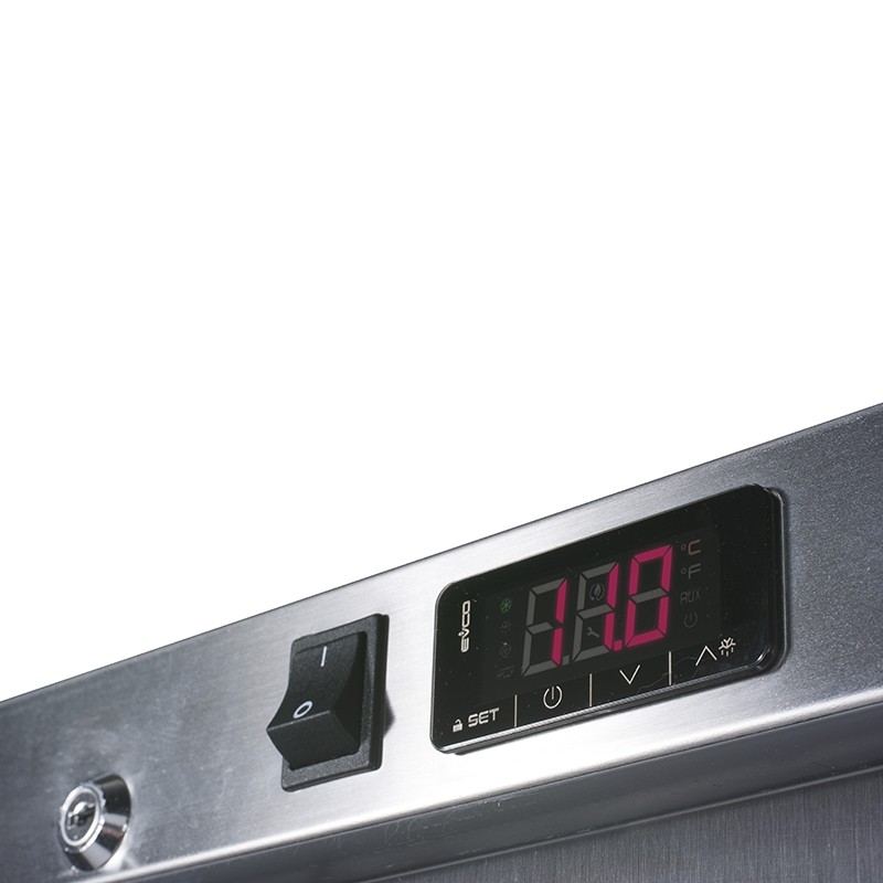 Armário Frigorífico Profissional 395L Porta Opaca Inox