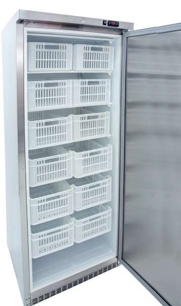 Armário Congelador GN2/1 600L com 12 Gavetas -22/-15°C
