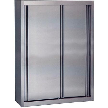 Armário Louceiro Inox com Portas 1500x420x2000 mm