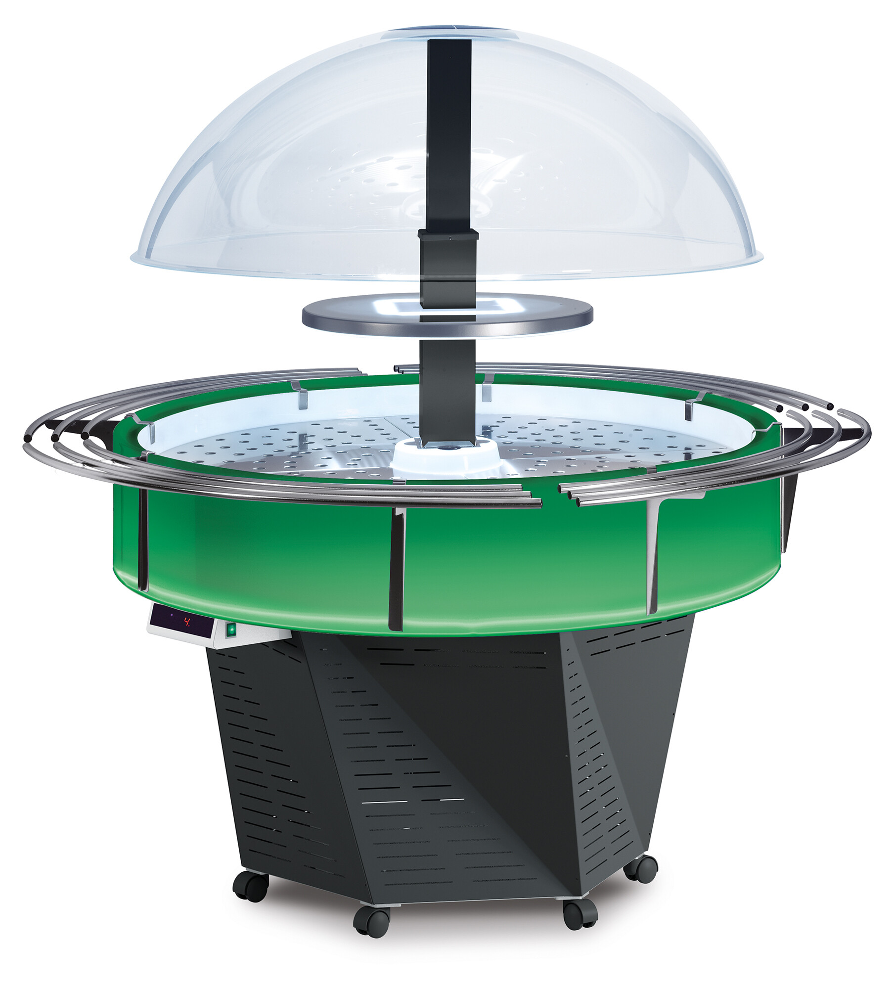 Vitrine Refrigerada para Peixe 1450x1680mm com Cúpula