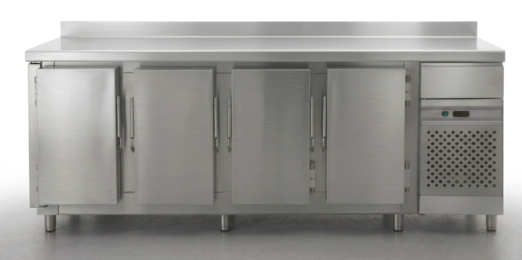 Balcão Refrigerado 4 Portas 2500mm Altura 1050mm