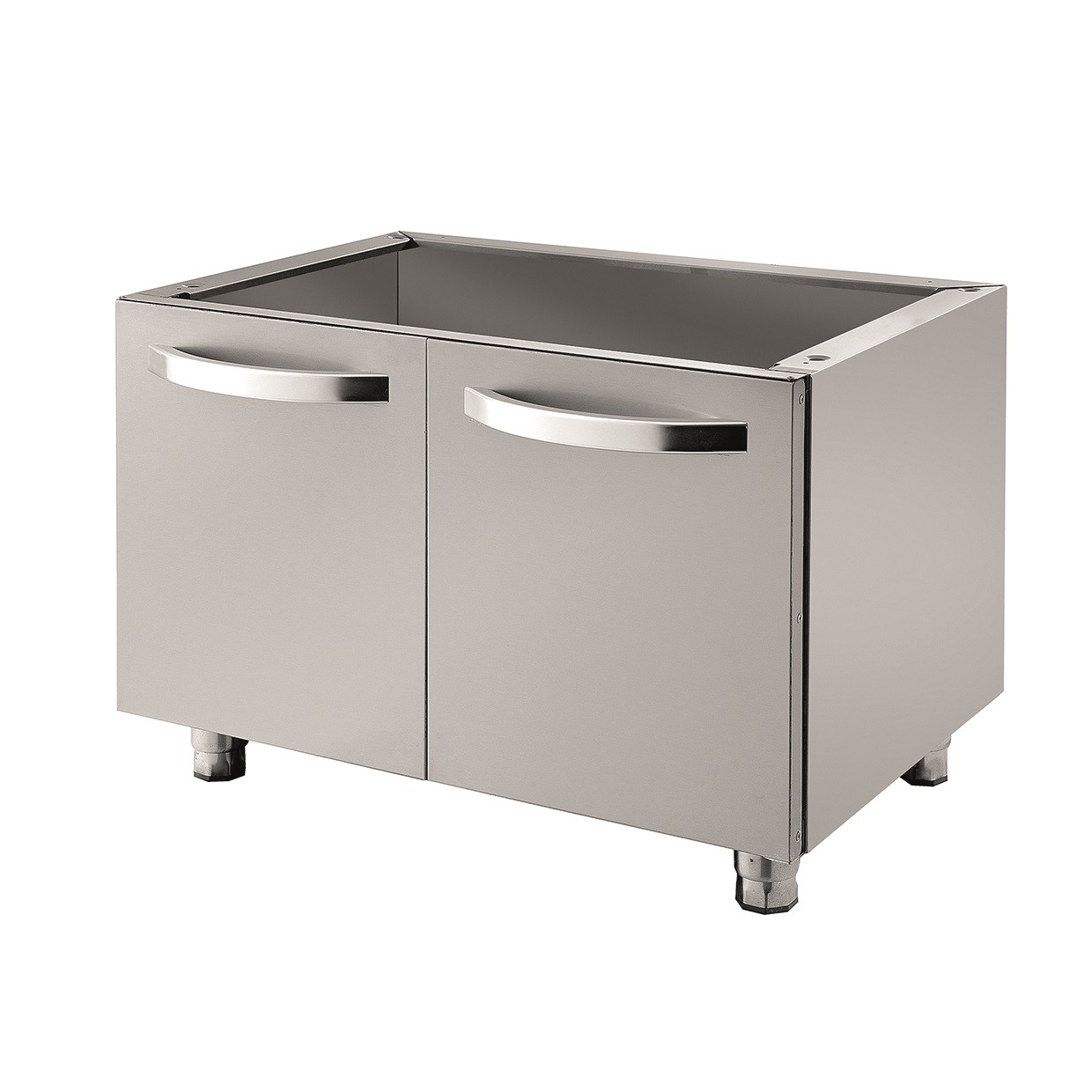 Base Neutra Dupla Inox L630 para Equipamentos