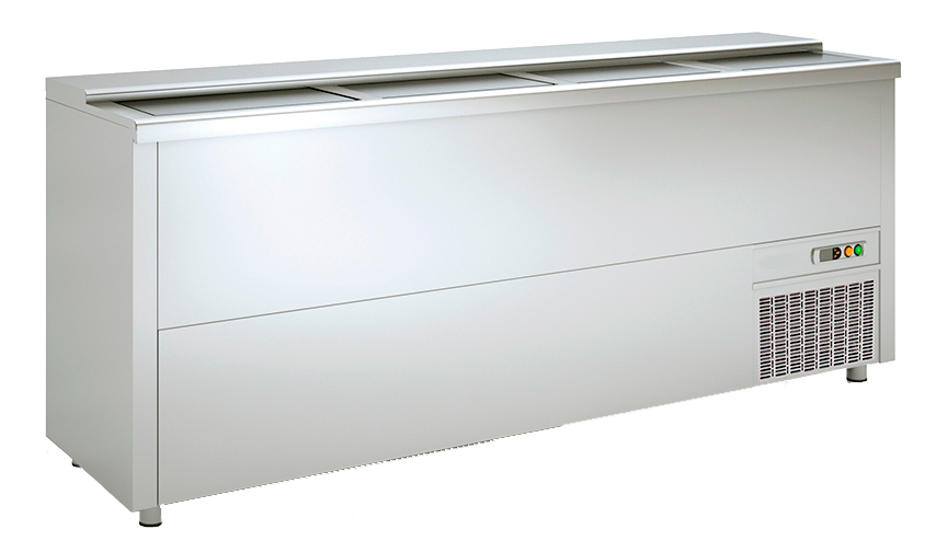 Frigorífico de Garrafas Inox 4 Portas 2000mm