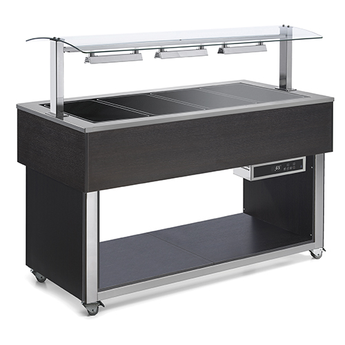 Buffet Vitrocerâmica Aquecida 4x GN1/1