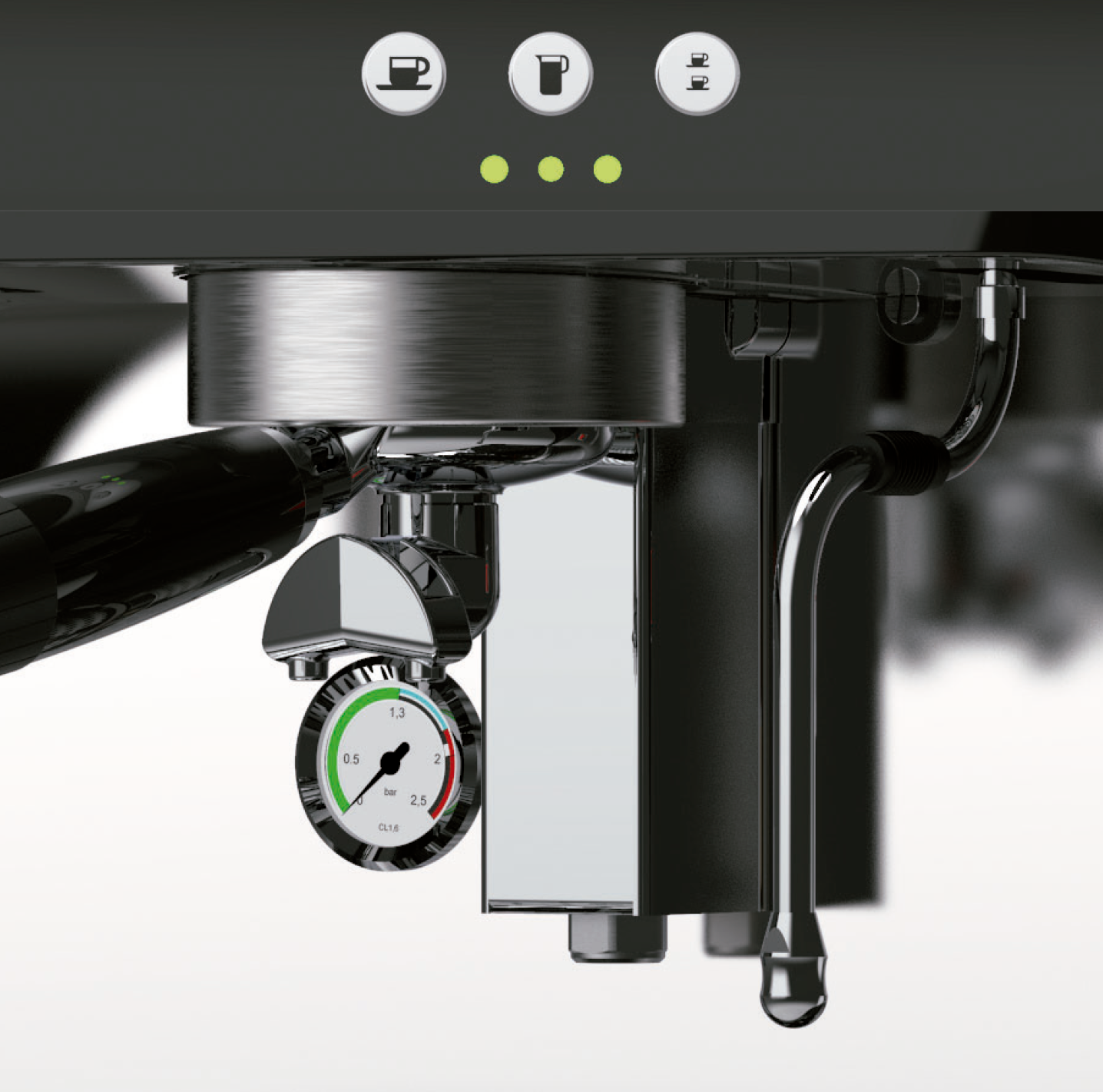 Máquina de Café Espresso Profissional 1 Grupo 3L