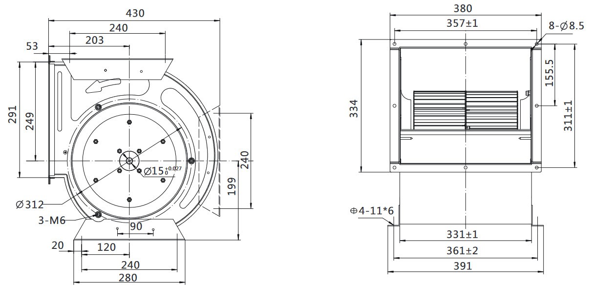 Caixa de Extração de Ar com Turbina LKZ 10/10-4M