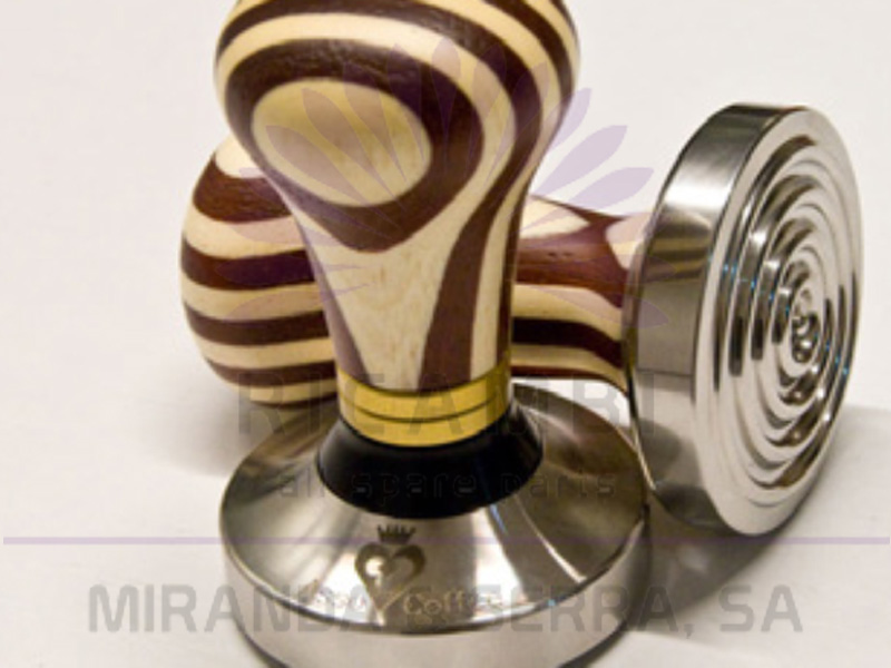 Calcador de Café Wood Stripe 58mm