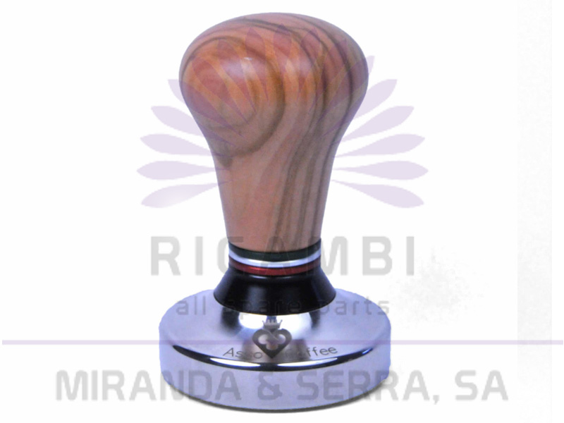 Calcador de Café Ergonómico 58mm Madeira