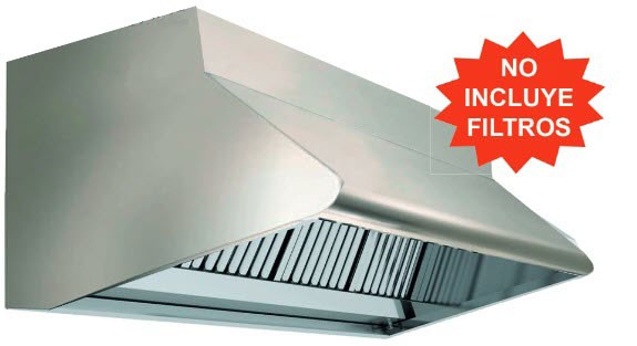 Campânula Clássica com Plenum e Turbina 1000x840x690mm Profissional