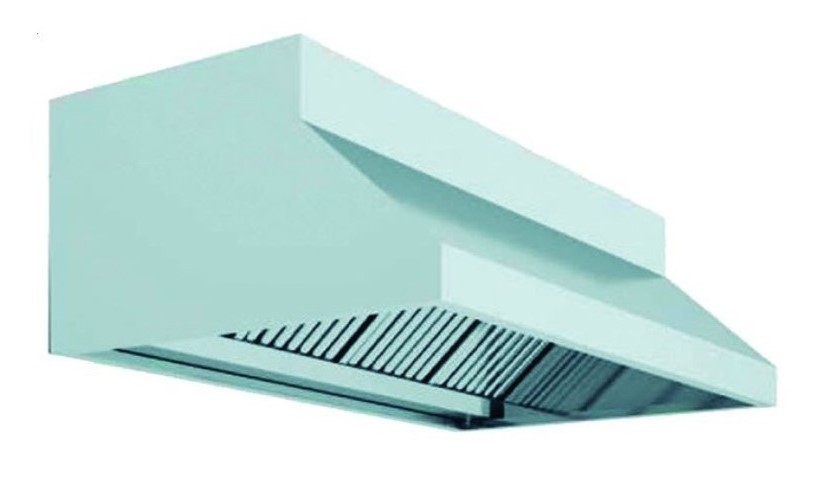 Campânula Industrial Pleno 2500x840x690mm Inox AISI-304 com Turbina