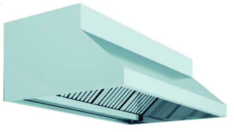 Hotte Industrial Tradicional com Plenum 1200x790x680mm