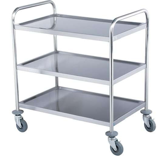 Carro de Serviço Inox 860x540x940mm