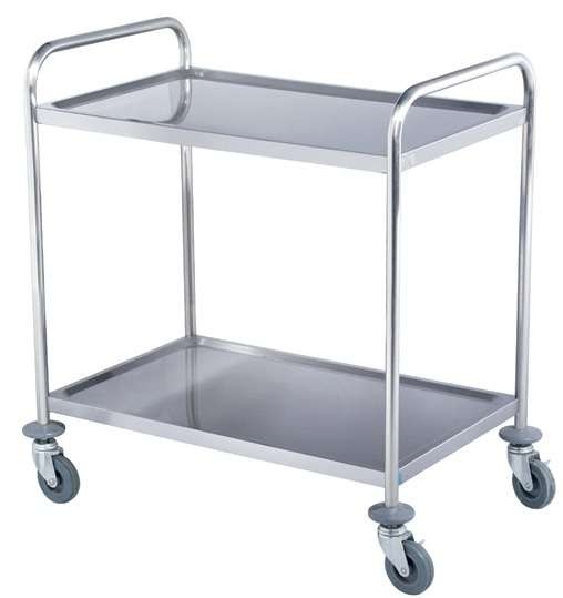 Carro de Serviço Inox com Rodízios 860x540x940mm