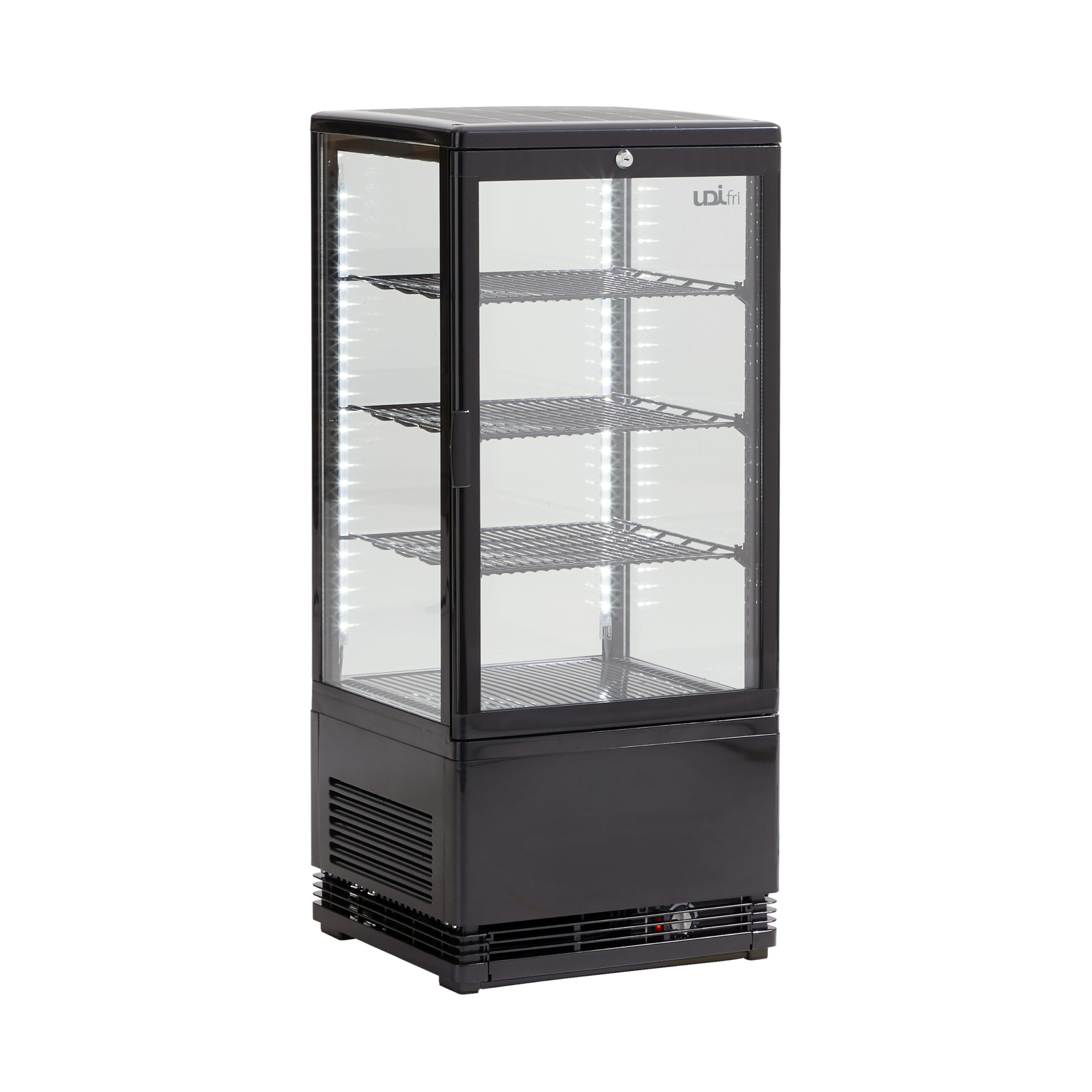 Vitrine Comercial Refrigerada 78L com Grelhas Ajustáveis