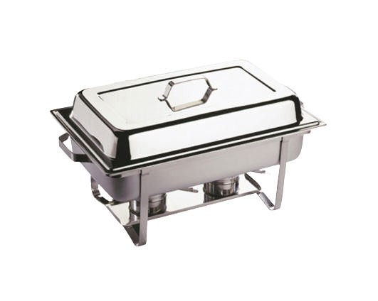 Chafing Dish GN1/1 em Inox com Aquecimento a Álcool