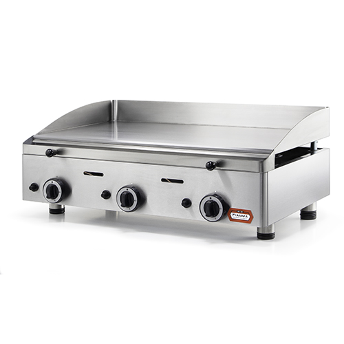 Chapa de Grelhar a Gás Inox, 755x400 mm