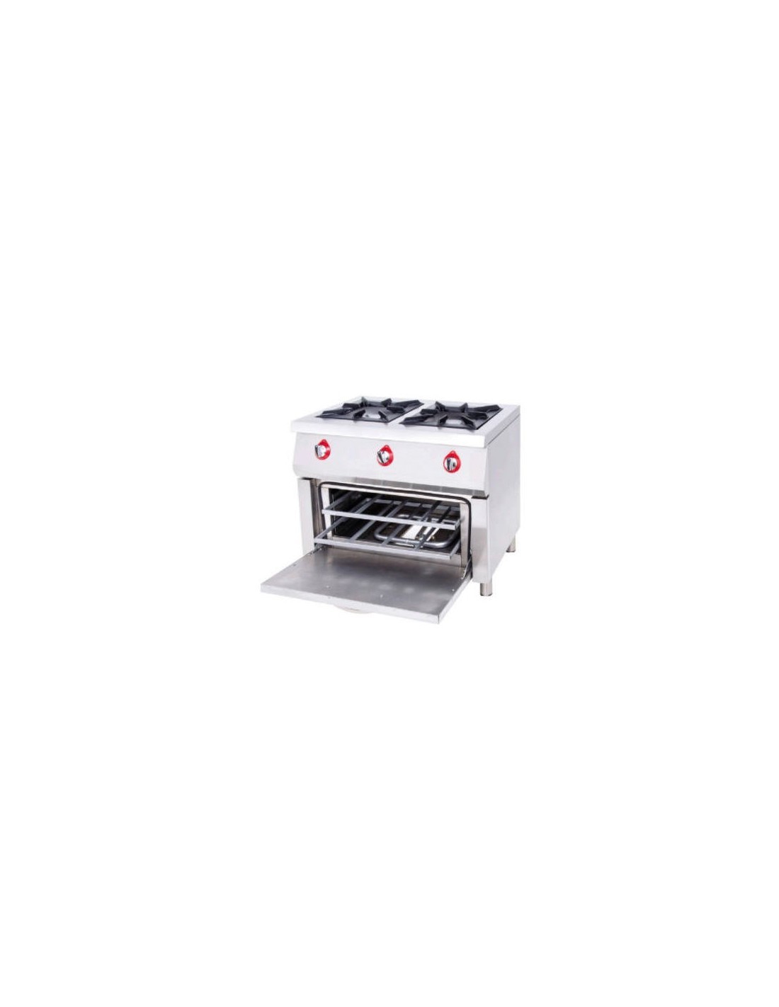 Fogão Industrial a Gás com Forno - 2 Queimadores