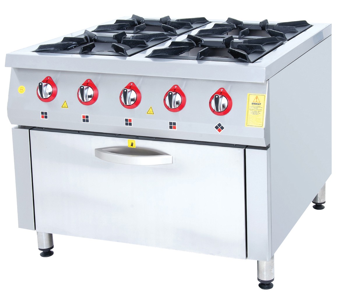 Fogão Industrial a Gás com Forno DRNKU-1010