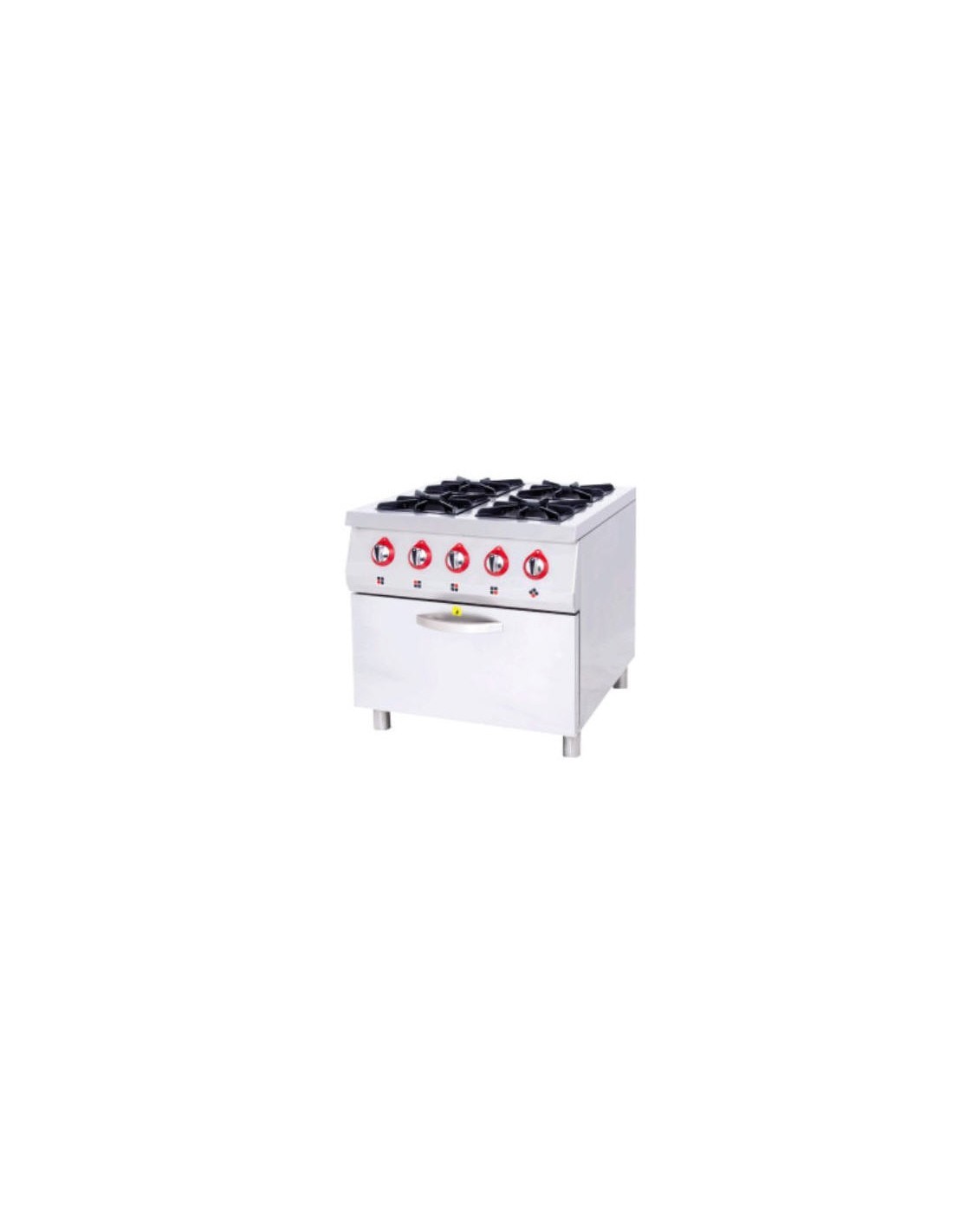 Fogão Industrial a Gás 4 Queimadores com Forno