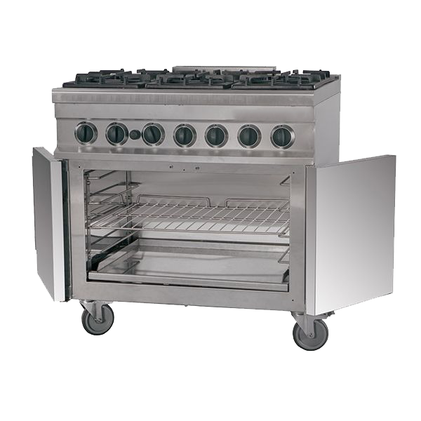 Fogão Industrial a Gás 6 Queimadores com Forno Série 700
