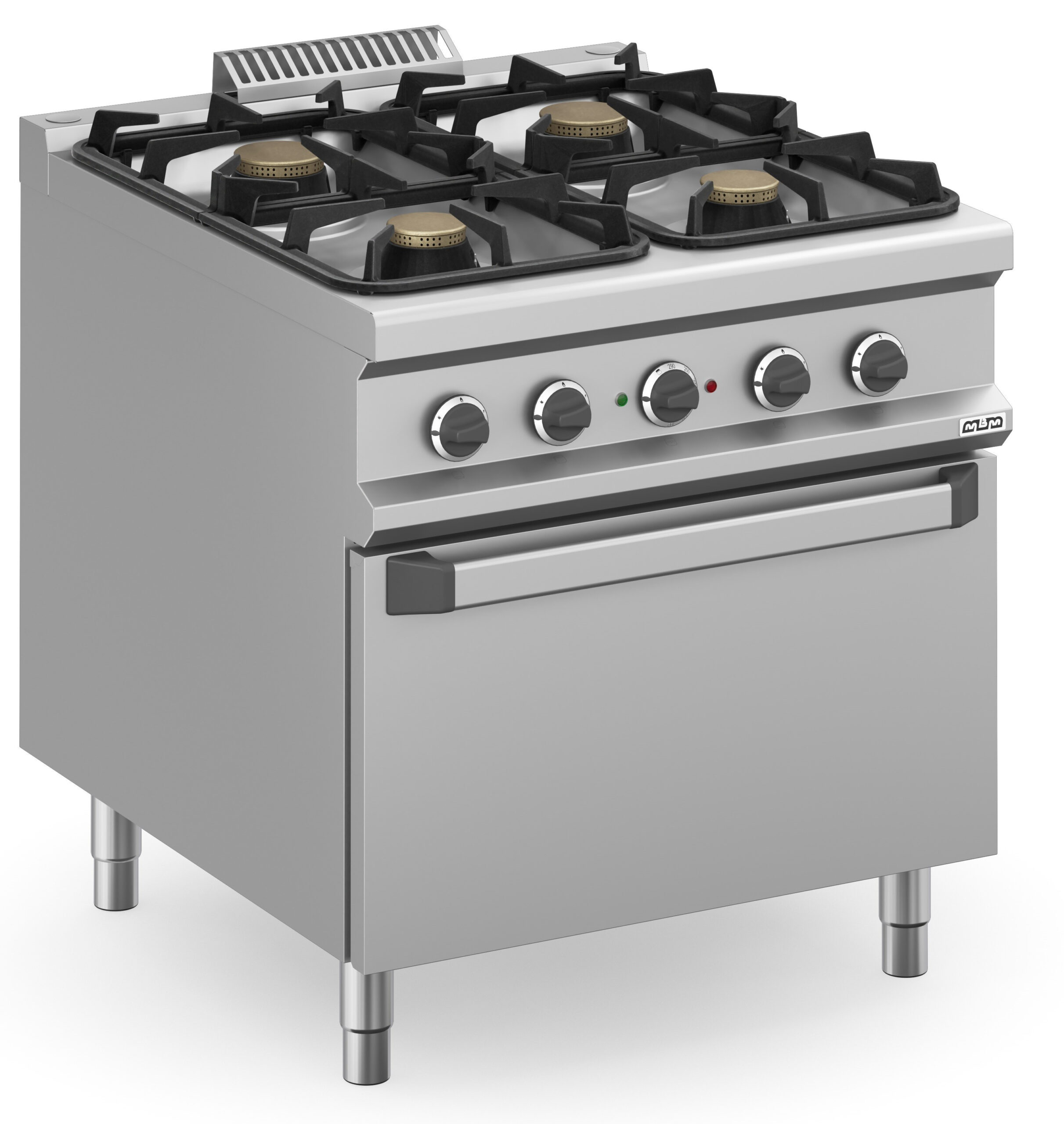 Fogão Industrial a Gás 4 Queimadores c/ Forno Elétrico