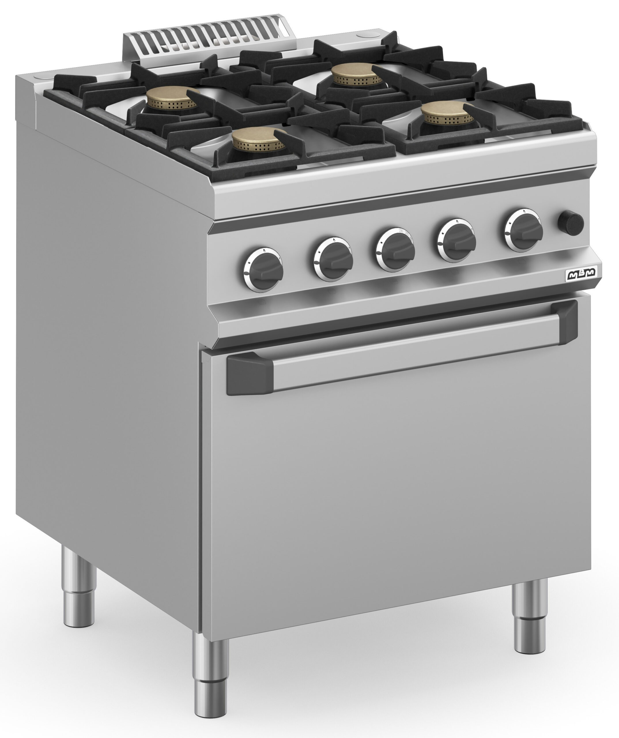 Fogão Industrial a Gás 4 Queimadores com Forno a Gás 34 kW