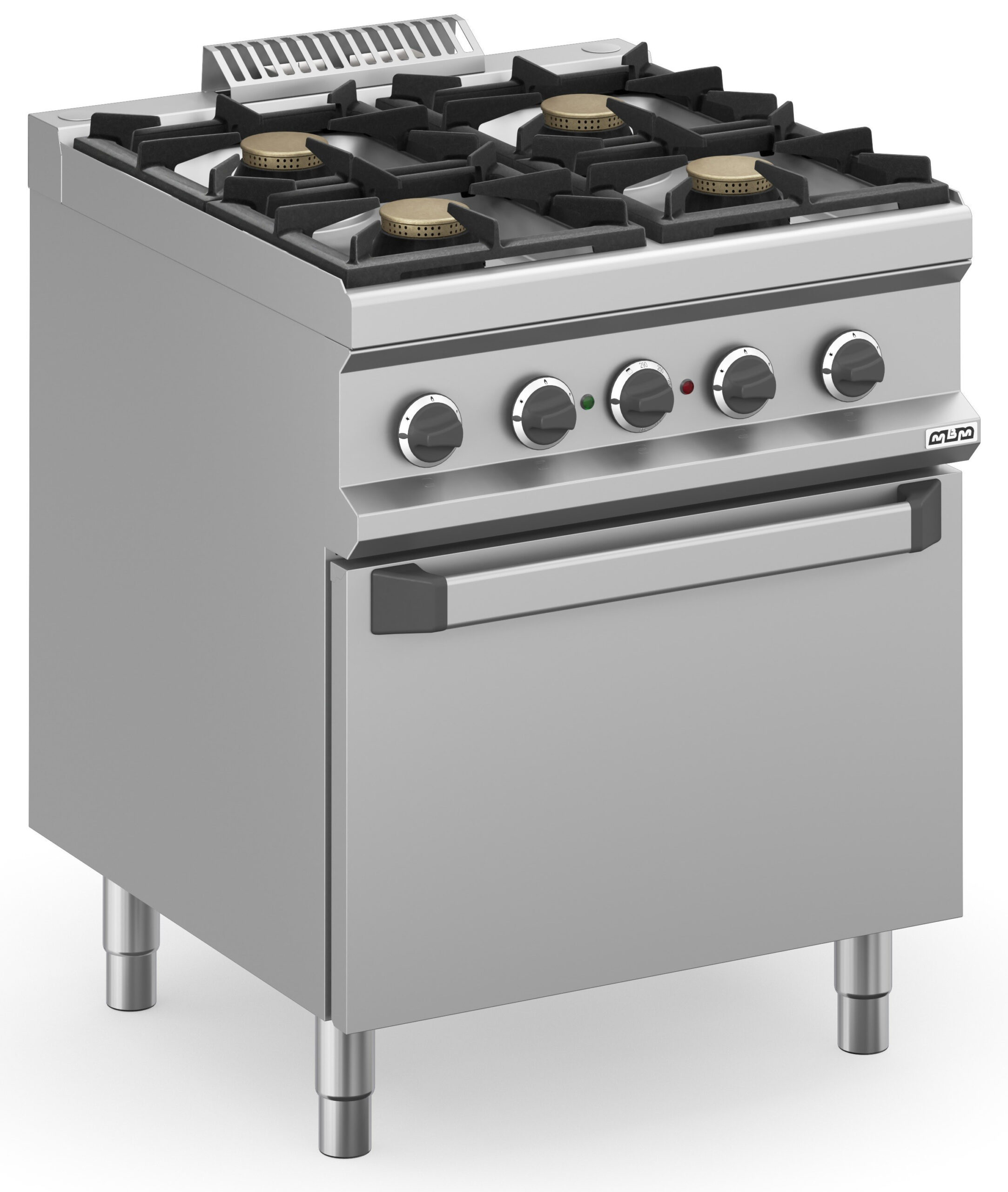 Fogão Industrial a Gás 4 Queimadores com Forno Elétrico Ventilado