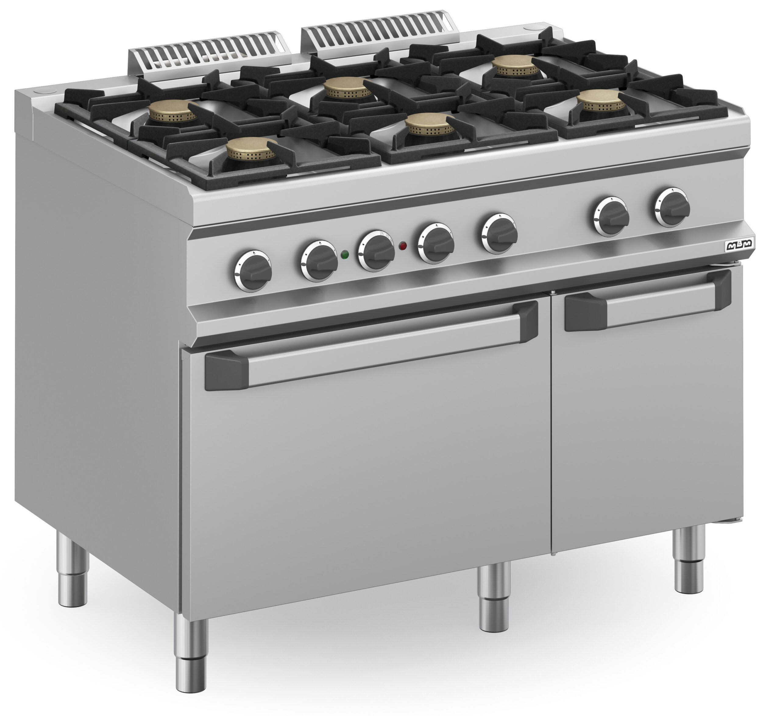 Fogão Industrial a Gás 6 Queimadores com Forno Elétrico Estático