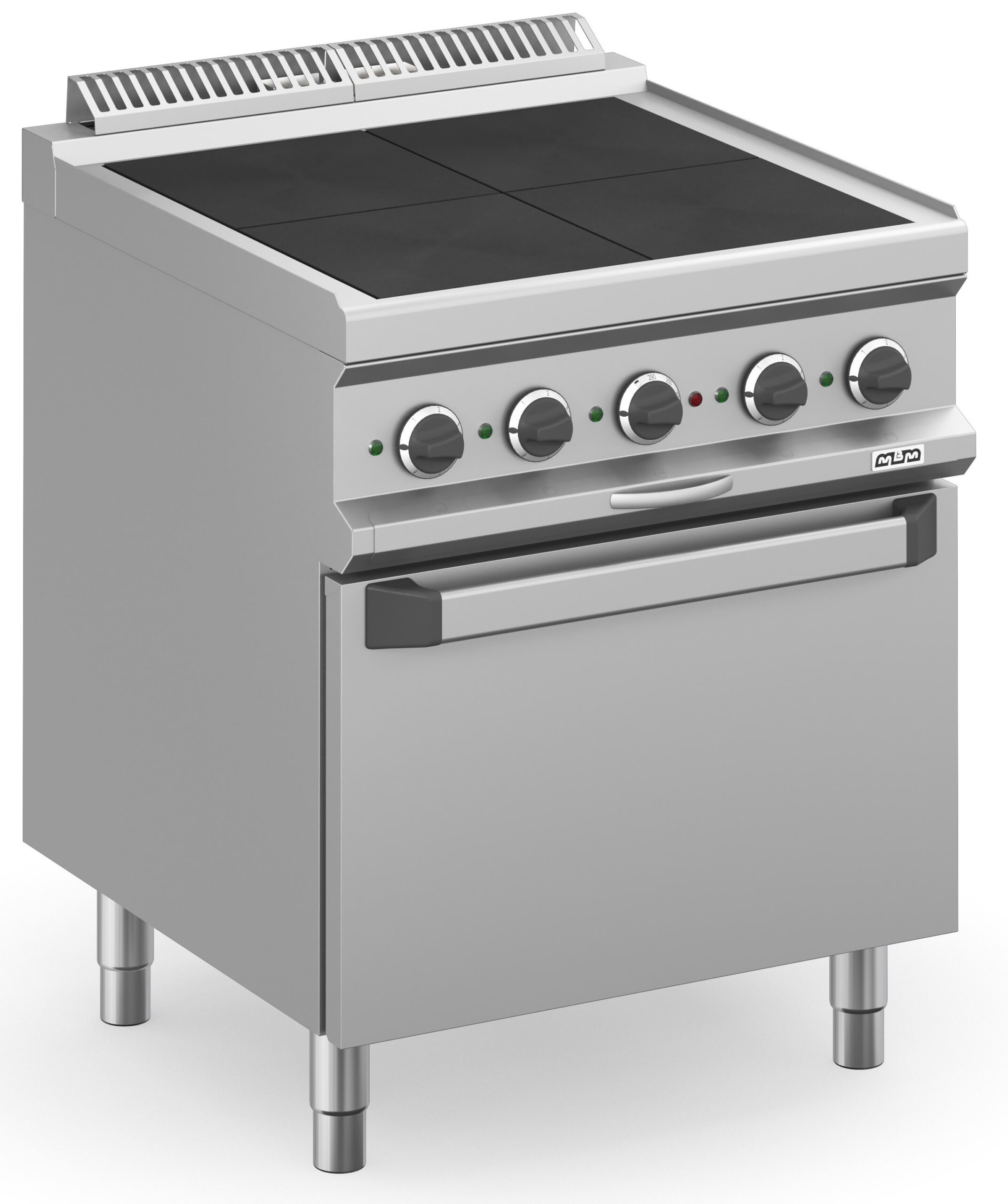 Fogão Industrial Elétrico 4 Zonas com Forno Estático Linha 700