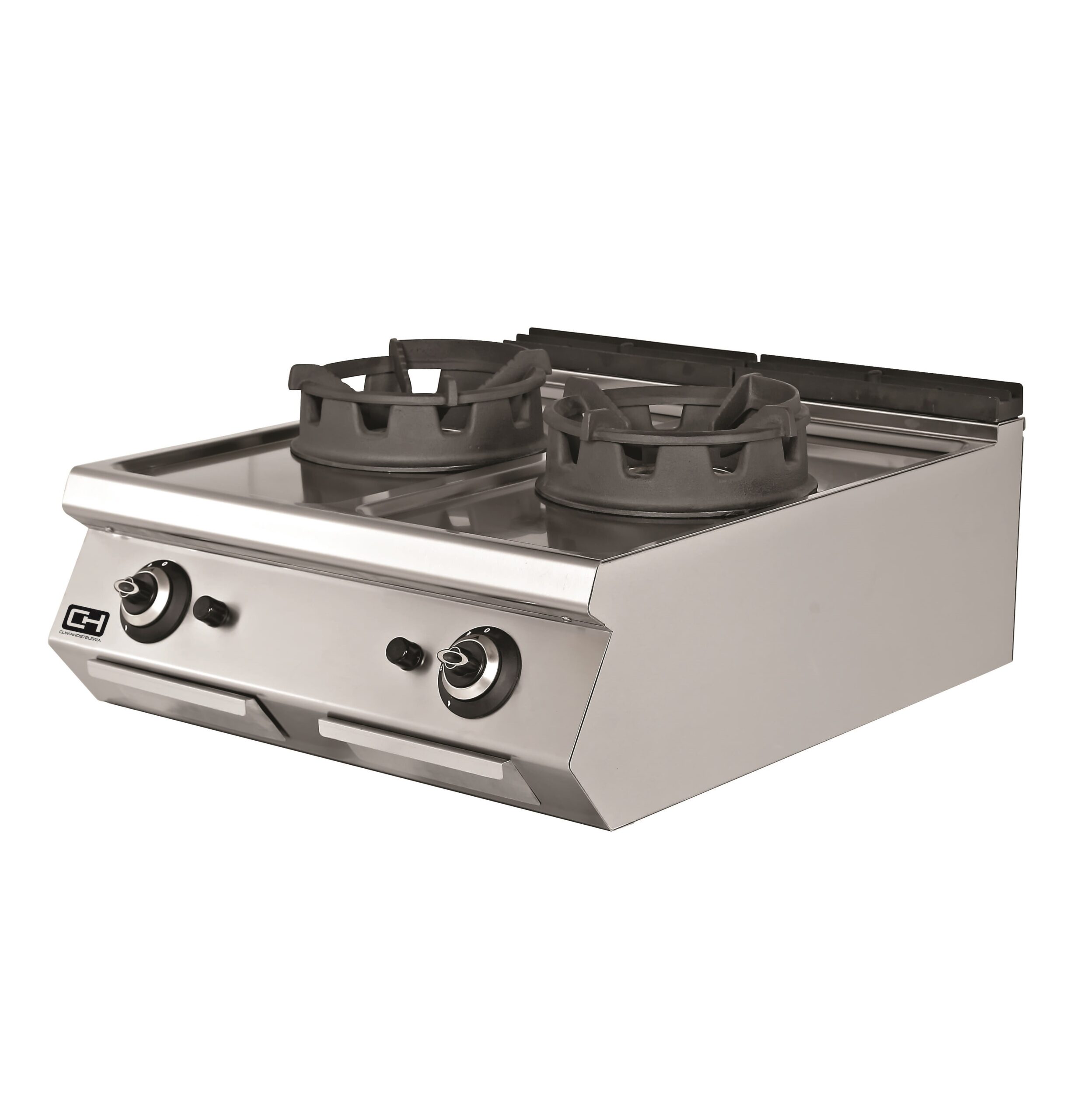 Fogão Wok a Gás de Bancada 2 Queimadores 36kW 800x900x300mm