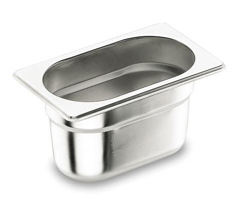 Cuba Gastronorm GN 1/9 Inox 176x108mm Fundo 100mm