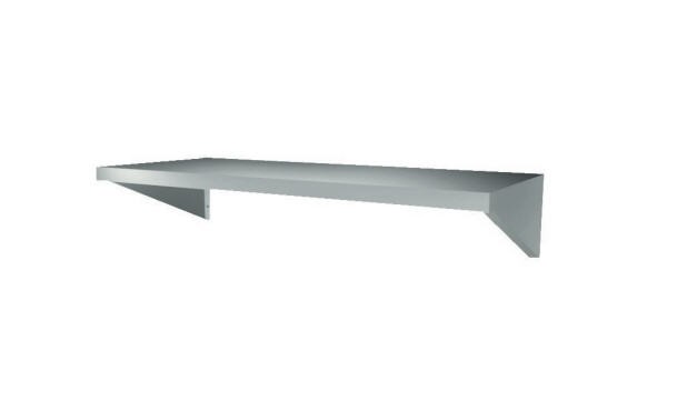 Prateleira Mural Inox Compacta 1000x300x245mm