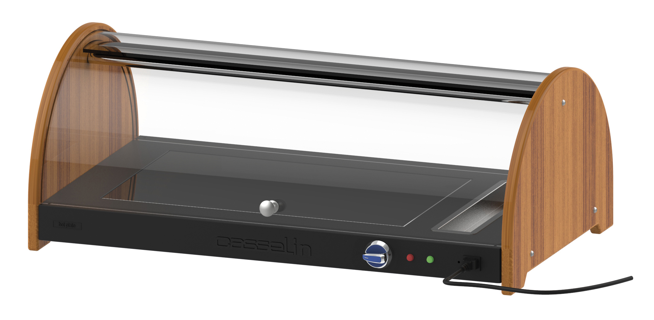 Expositor Aquecido de Buffet com Campânula 850x505mm