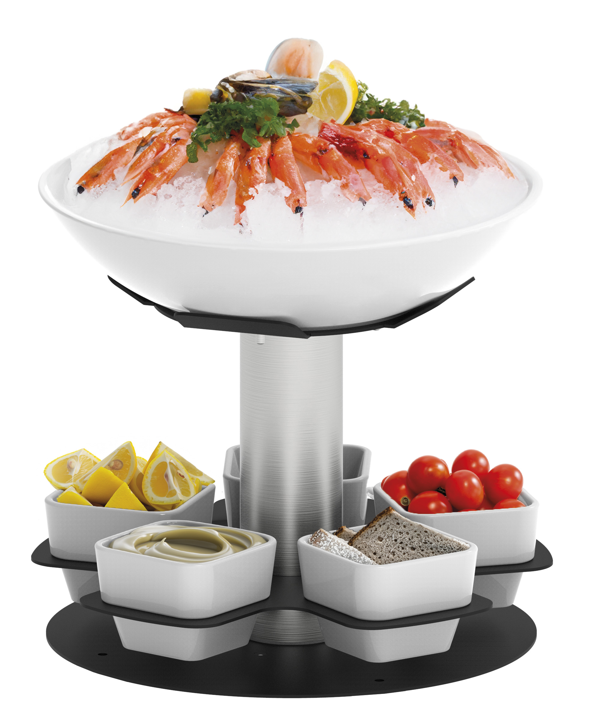 Expositor Giratório para Frutos do Mar 1 Saladeira