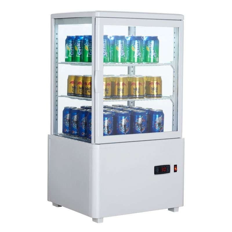 Vitrine Refrigerada Expositora 58L 447x400x819mm Branca