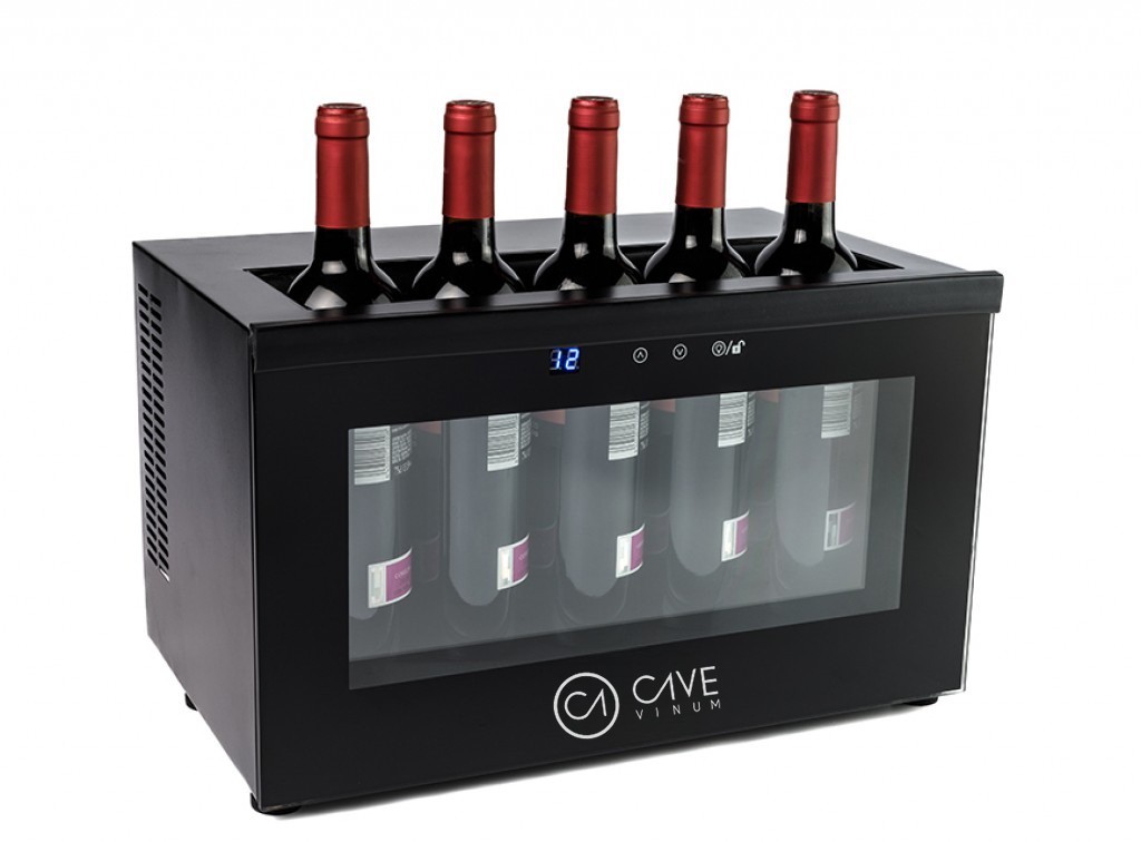 Expositor Termoelétrico para 5 Garrafas de Vinho Peking