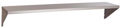 Prateleira Mural Lisa de Inox para Cozinha Industrial 1500x300 mm