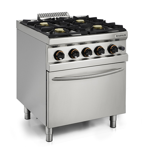 Fogão Industrial a Gás com 4 Queimadores e Forno Linha 700