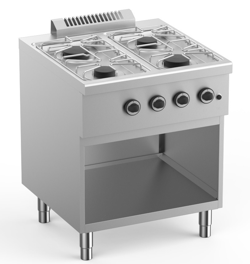 Fogão Industrial a Gás 4 Bicos Linha 700