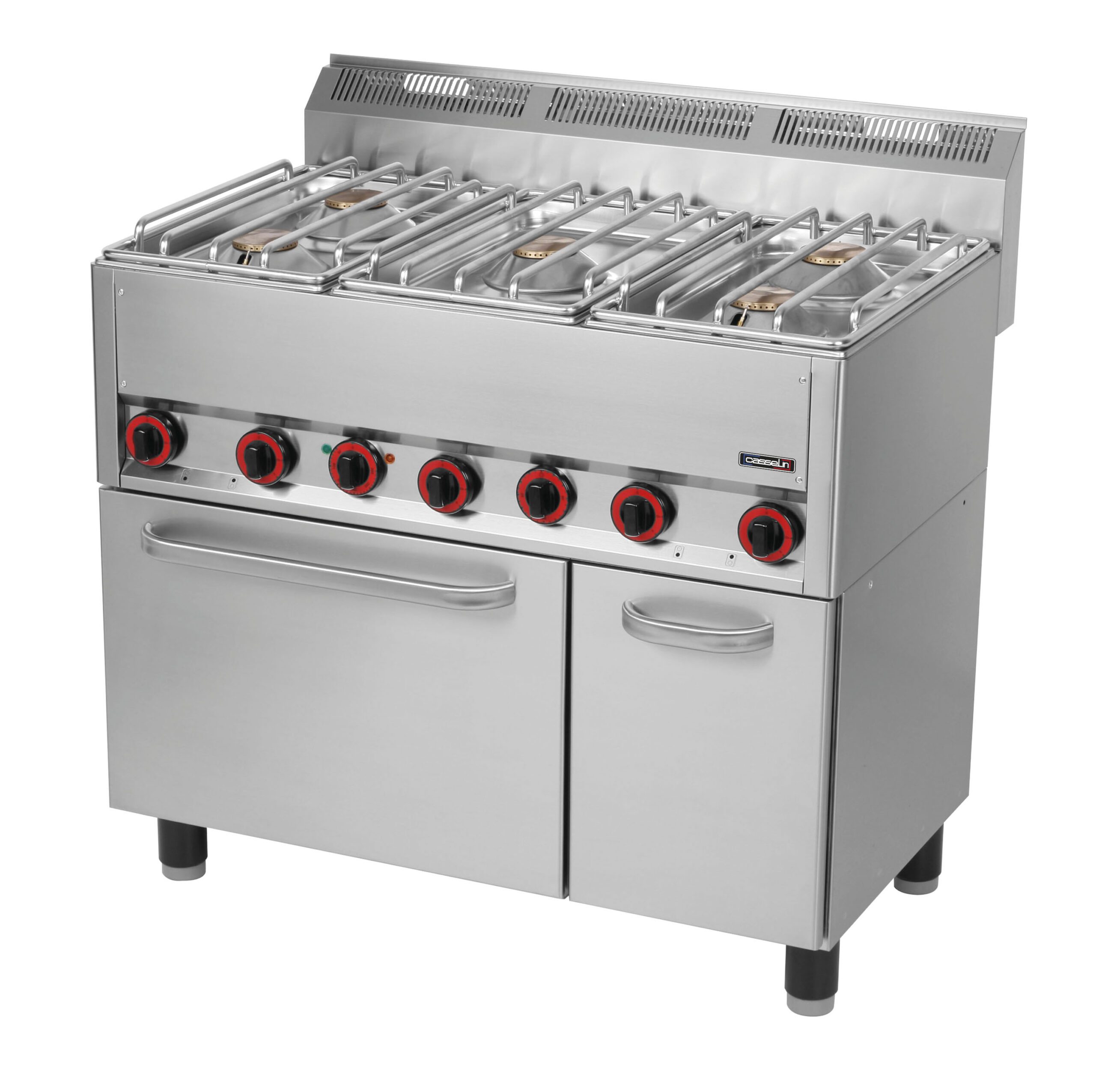Fogão Gás 5 Queimadores c/ Forno Elétrico Ventilado 99cm