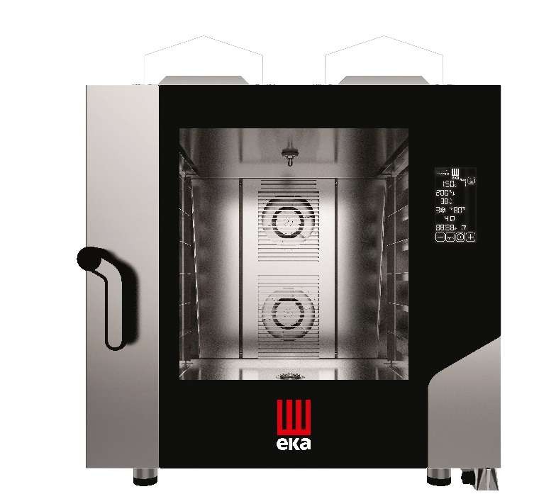 Forno de Convecção a Gás para Pastelaria 6 Tabuleiros