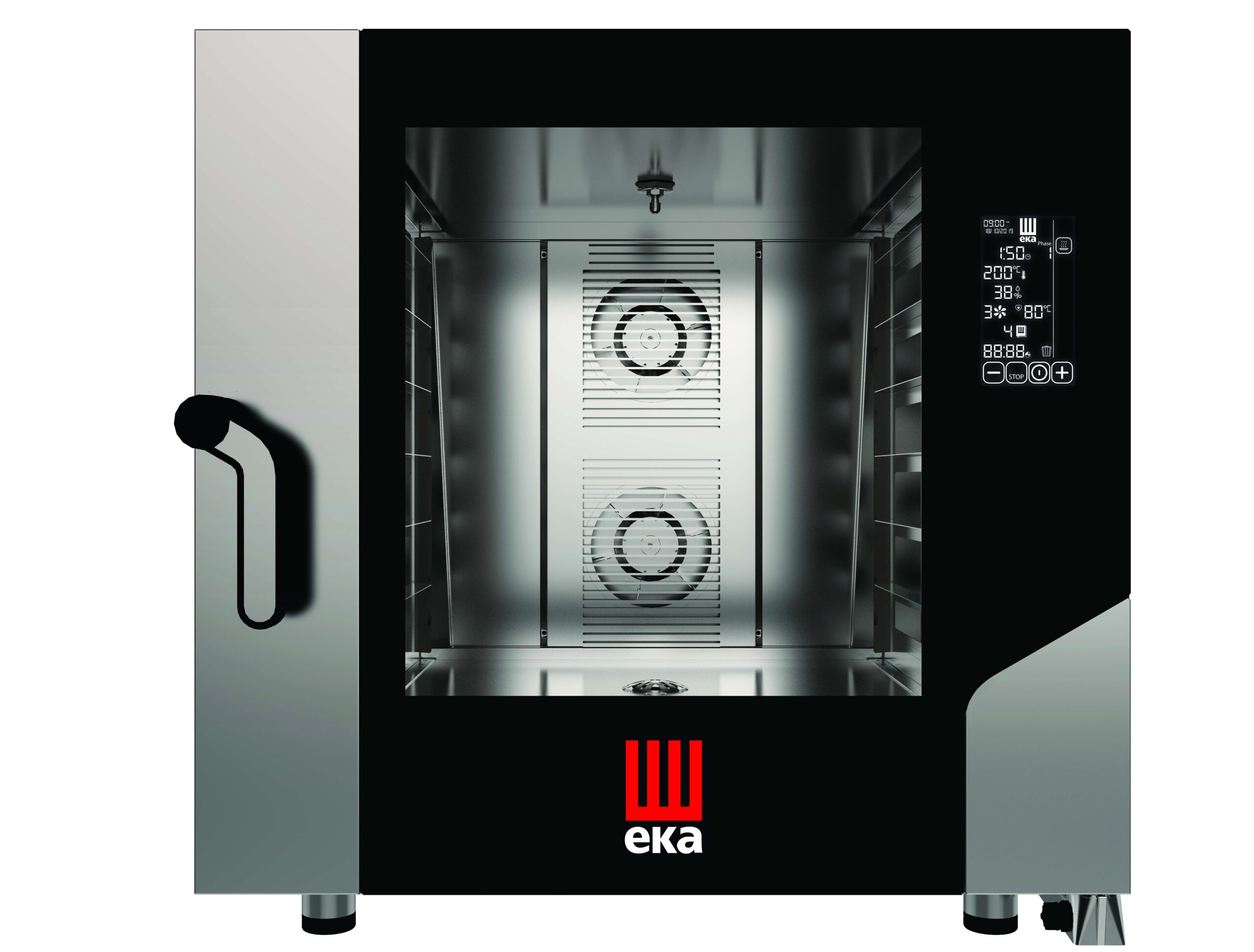 Forno de Convecção Elétrico 6 Tabuleiros GN2/1 BLACK MASK