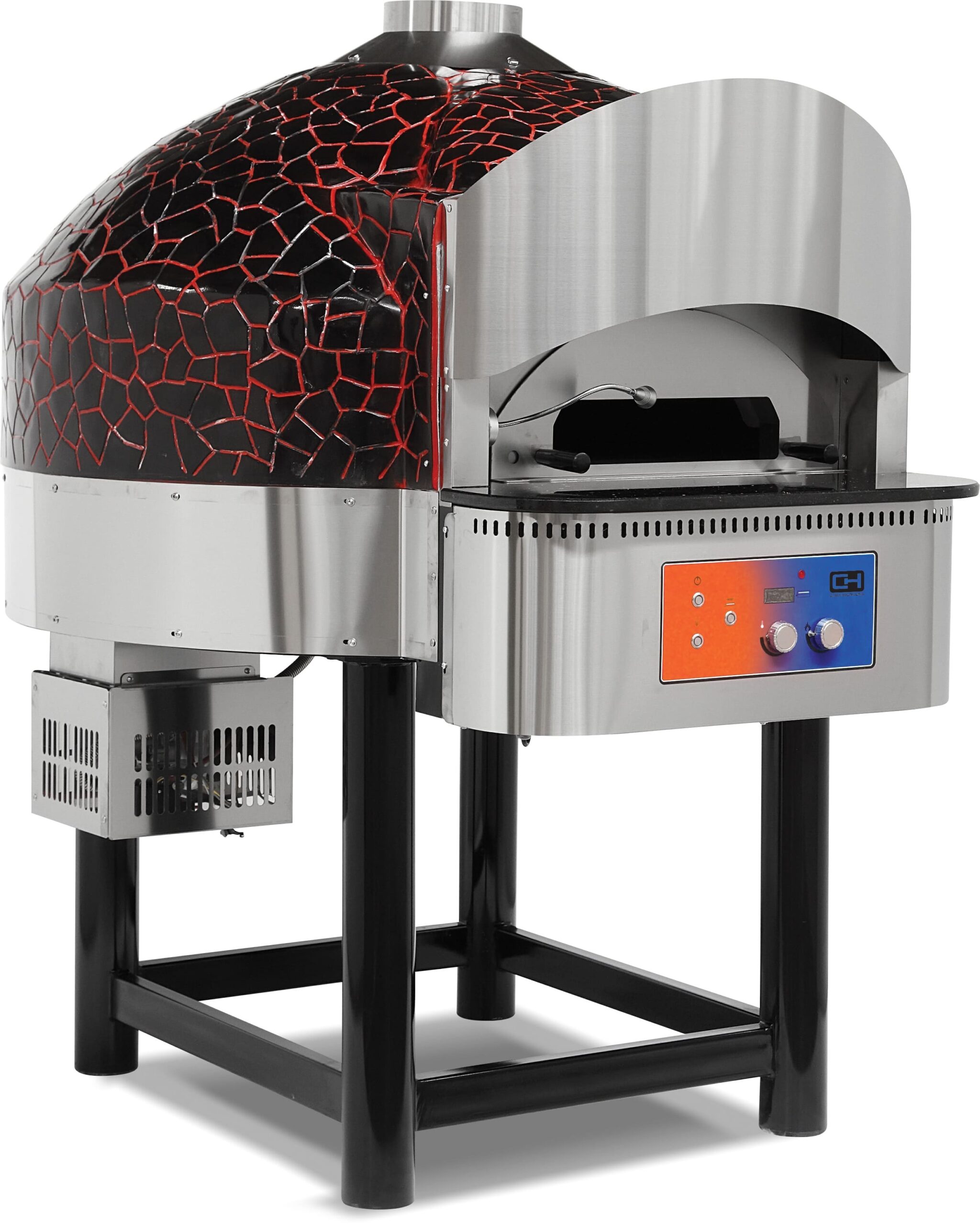 Forno de Pizza a Gás Rotativo 6 Pizzas 300mm