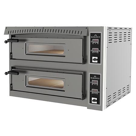 Forno Elétrico de Pizzas, 2 Câmaras, 4+4 Pizzas Ø 34 cm