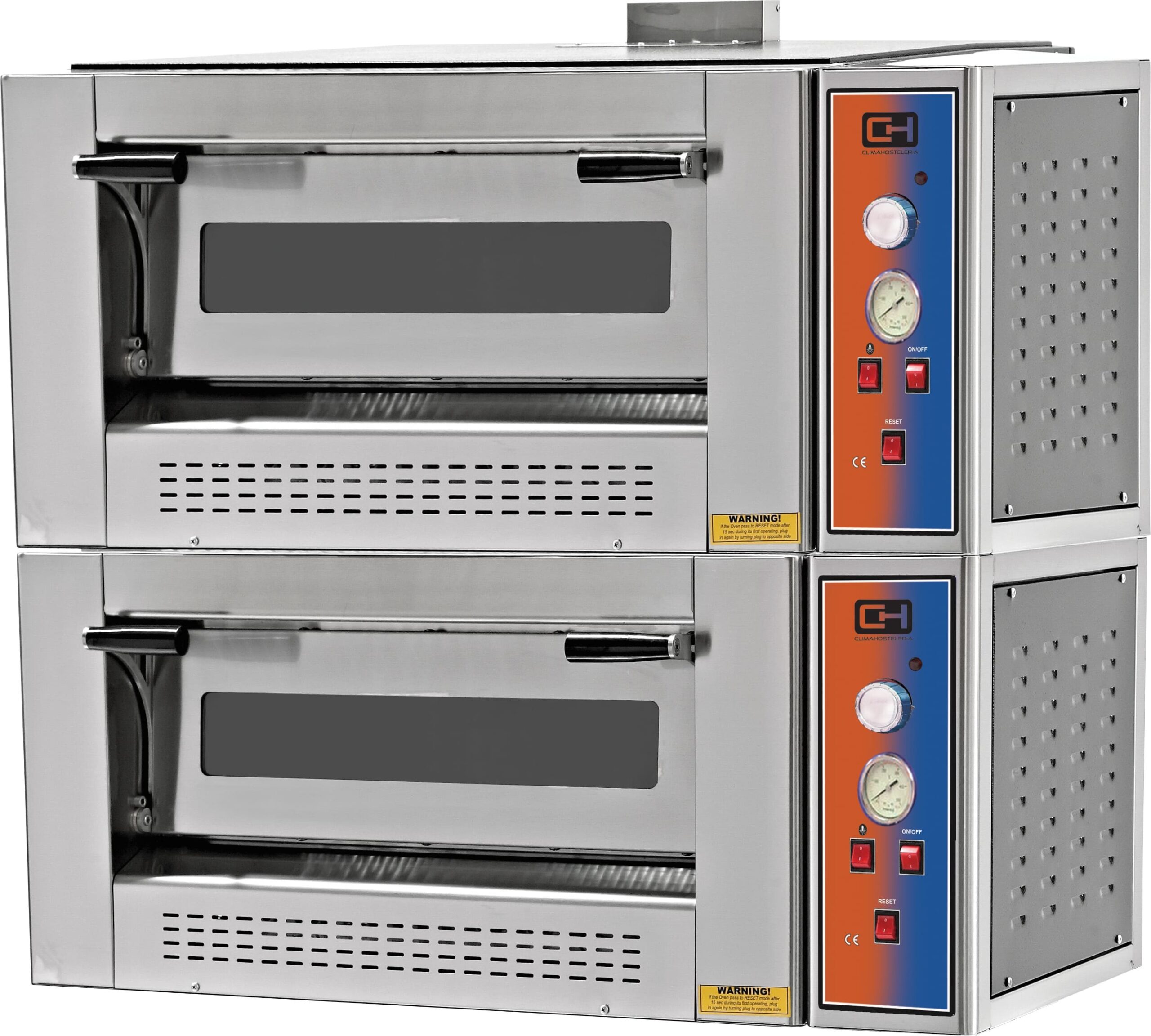 Forno Pizza Industrial a Gás 6+6 Pizzas Ø300 mm