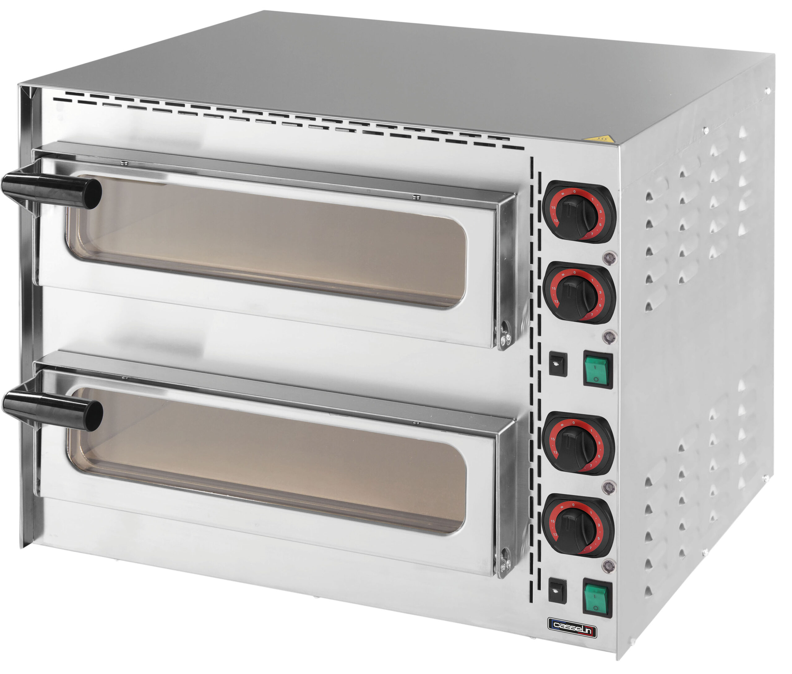 Forno de Pizza Elétrico 2 Câmaras 400x370 mm