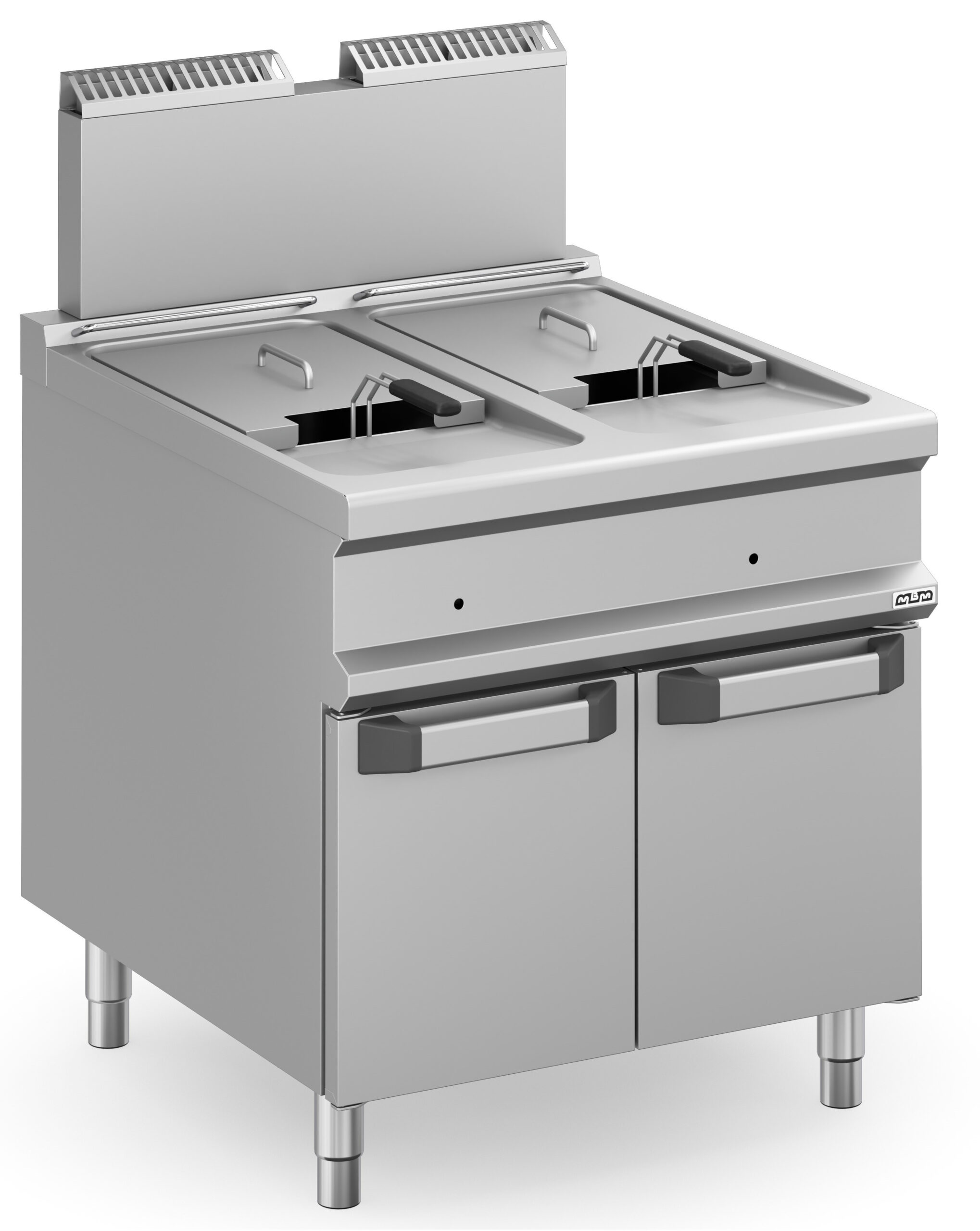 Fritadeira Industrial a Gás 2 Cubas 18+18L Linha 900