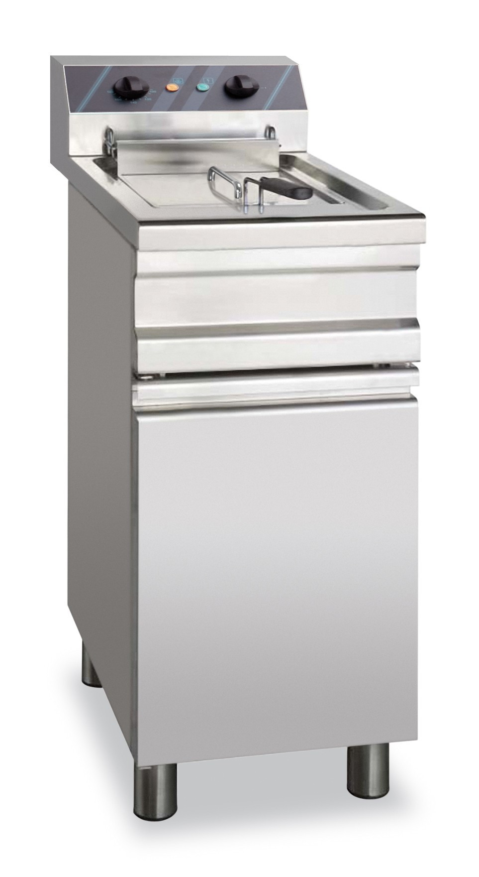 Fritadeira Elétrica Industrial 14L 9kW Trifásica com Base