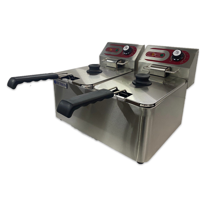 Fritadeira Elétrica Dupla 4+4 Litros 2,5+2,5kW