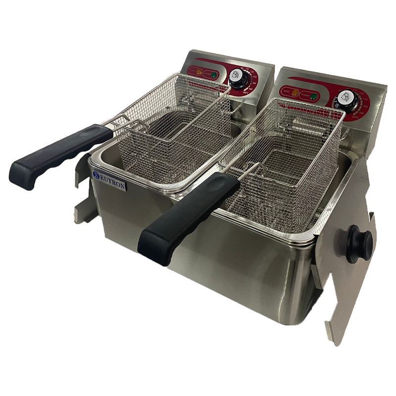 Fritadeira Elétrica Dupla 4+4 Litros 2,5+2,5kW